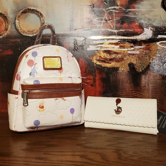 Loungefly winnie the pooh backpack and wallet set main image 5